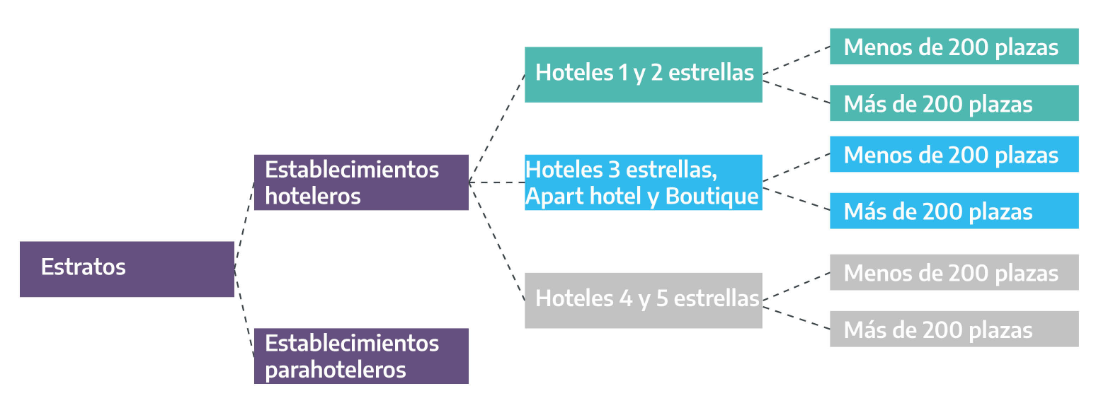  Estratos de establecimientos de la localidad Y